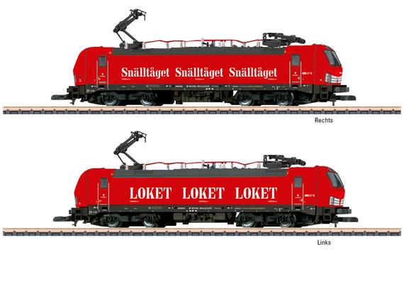 Märklin 88238 Elektrolokomotive Baureihe 193 Vectron der ELL, "Snälltåget" - Z (1:220)