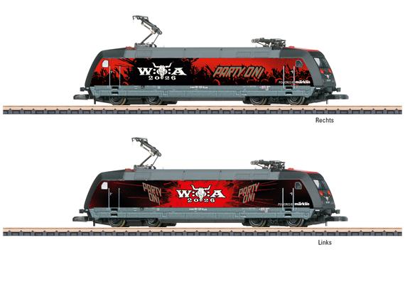 Märklin 88666 E-Lok DB BR 101 Sondergestaltung zum Wacken Open Air (W:O:A®) - Z (1:220) | Bild 1