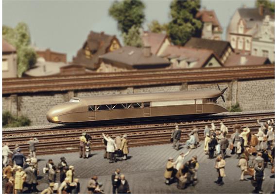 Märklin 88762 Propellertriebwagen Schienenzeppelin,der Bauart Kruckenberg, in Bronze - Z | Bild 4