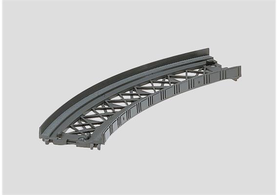 Märklin 8977 Rampenstück gebogen, Radius 145 mm, Gleisbogen 45° - Spur Z (1:220)