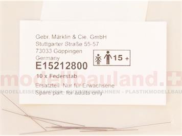 Märklin E15212800 Kupplungsfeder, Länge 22 mm, 10 Stück - H0 (1:87)