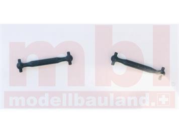 Märklin E411243 Kardanwelle schwarz, L=17,7, 2 Stück - H0 (1:87)