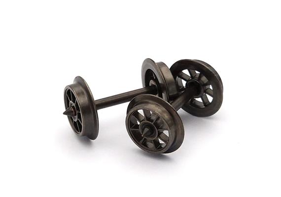 Märklin E700630 Hamo Speichen-Radsatz, Spitzlager, 2 Stück - H0 (1:87) | Bild 4