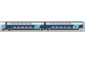 Märklin 43433 SNCF Ergänzungswagen-Set 2 zum TGV Eurodupl - NEUHEIT 2021 -