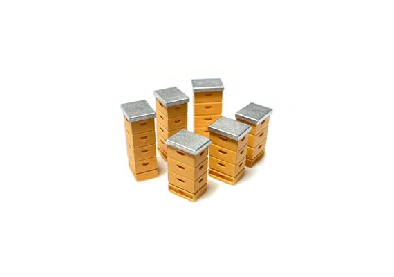 Mafen 221043 Bienenstöcke, 6 Stück - H0 (1:87)