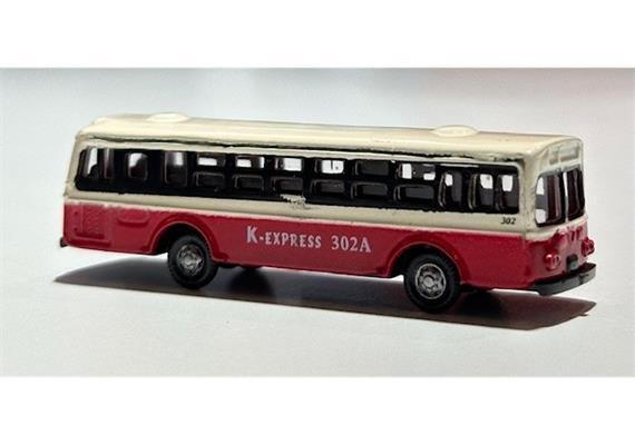 MAZERO 13 09 05 Metall-Bus rot/creme - Spur N (1:160)