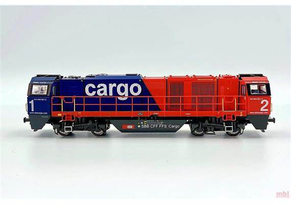 Mehano 2289 G 2000 Vossloh der SBB Cargo, DC 2L digital DCCmit Sound - H0 (1:87) | Bild 3