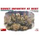 MiniArt 35001 Fig. Sov. Infanterie in Ruhe (4) - Massstab 1:35