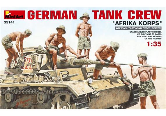 MiniArt 35141 German Tank Crew "Afrika Korps" 1:35