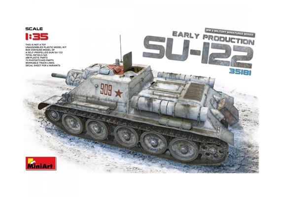 MiniArt 35181 SU-122 Frühe Produktion - Massstab 1:35 | Bild 1