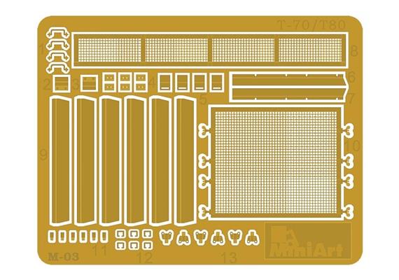 MiniArt 35194 Sowjetischer T-70M Leicht Panzer (5) Sp.Ed. - Massstab 1:35 | Bild 3