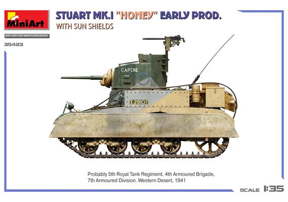 MiniArt 35423 US M3 Stuart Mk.I Honey Fr.Prod. - Massstab 1:35 | Bild 4