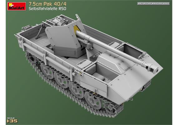 MiniArt 35483 7,5 cm PaK40/4 auf RSO (3) - Massstab 1:35 | Bild 5