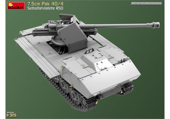 MiniArt 35483 7,5 cm PaK40/4 auf RSO (3) - Massstab 1:35 | Bild 6