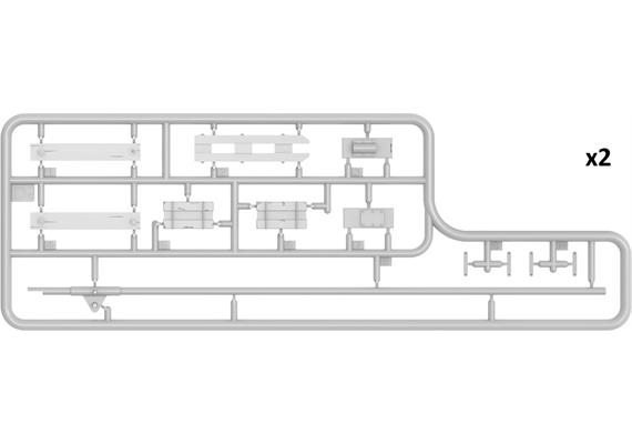 MiniArt 35666 Dior.-Set Bahnübergang mit Schranken - Massstab 1:35 | Bild 6