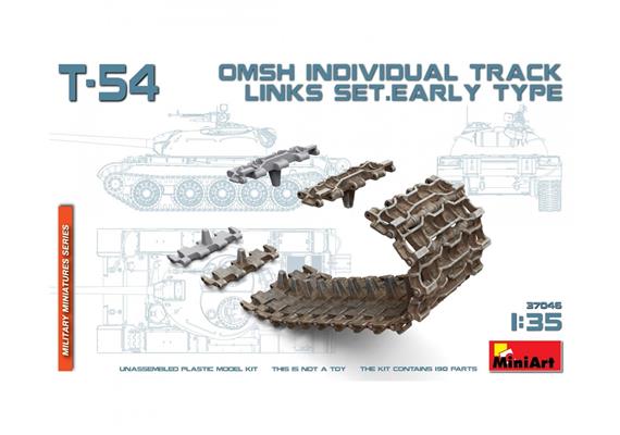 MiniArt 37046 T-54 OMSh Einzelkettenglieder Früh. - Massstab 1:35