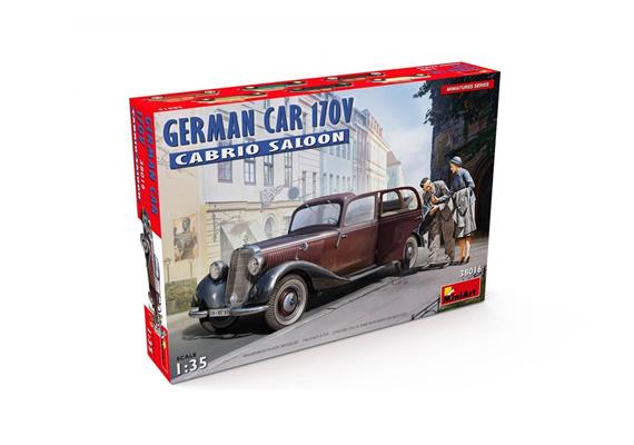 MiniArt 38016 Dt. PKW Typ 170V Cabrio - Massstab 1:35 | Bild 6