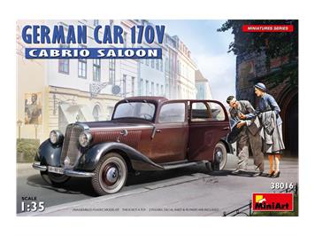 MiniArt 38016 Dt. PKW Typ 170V Cabrio - Massstab 1:35
