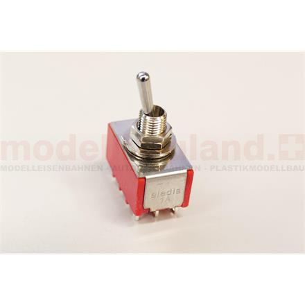 Miniatur-Kippschalter EIN-EIN rastend 4 Wechsler, Eledis (1A41-NF1STSE)