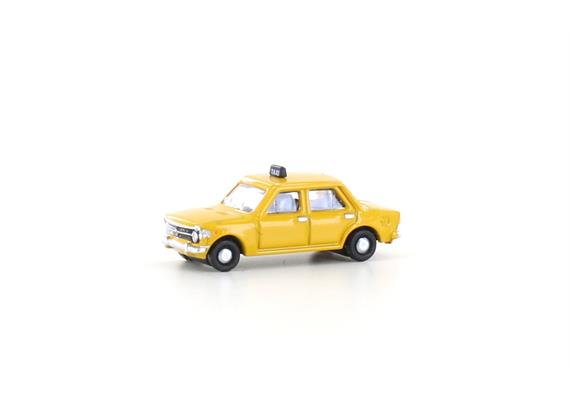 Minis LC61515 Fiat 128, Taxi, gelb - N (1:160)