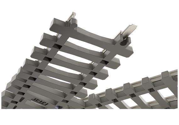 Minitrix 14558 Kreuzung - 30° mit Betonschwellen Länge 104,2 mm - N (1:160) | Bild 2