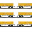 Minitrix 15075 6 vierachsige Containertragwagen der Bauart Sgmmns 190 der AAE, N (1:160) | Bild 1