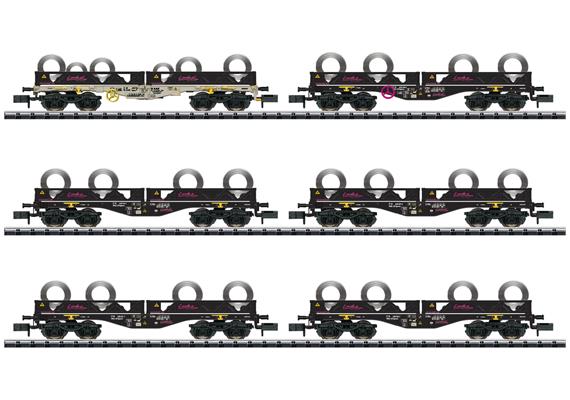 Minitrix 15080 Güterwagen-Set "Coil-Transport" - N (1:160)