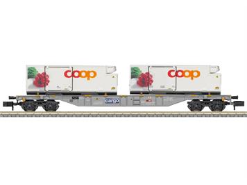 Minitrix 15493 Containertragwagen "coop®" - N (1:160)
