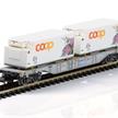 Minitrix 15494 Modelleisenbahn Containertragwagen "coop®" - N (1:160) | Bild 2