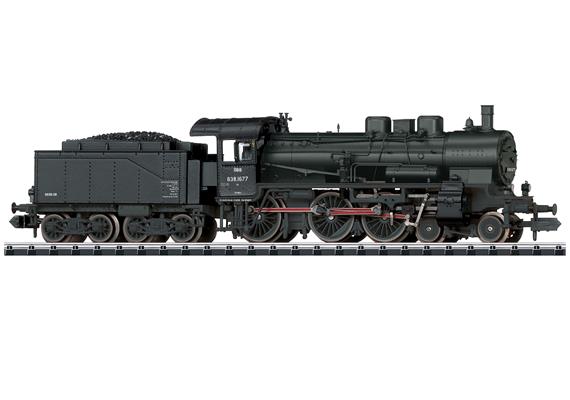 Minitrix 16387 Dampflokomotive Baureihe 638 der ÖBB, digital DCC/mfx mit Sound - N (1:160)