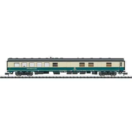 Minitrix 18485 Schnellzug-Speisewagen WRtm 134 der DB, ozeanblau/elfenbein - N (1:160)