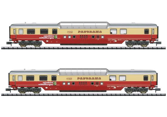 Minitrix 18712 Panoramawagen-Set „Sonder-TEE“ des Reisebüros Mittelthurgau CH - N (1:160)