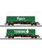 Minitrix 18718 zweierTaschenwagen-Set Sdgmns 33 Carlsberg und Tuborg - N (1:160)