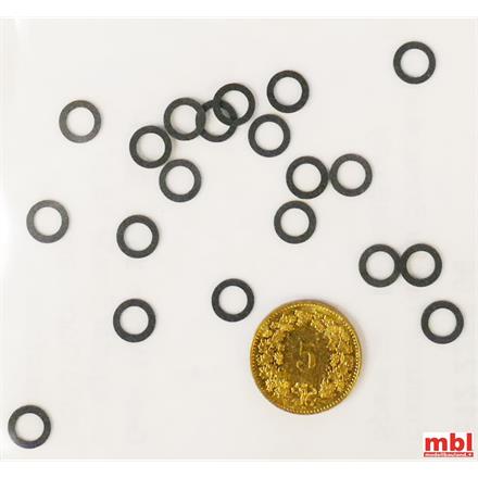 Minitrix E12225800 Haftreifen, 20 Stück - N (1:160)