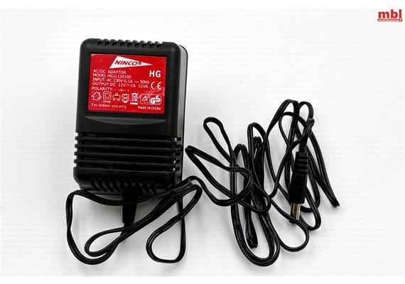 Ninco 10301 Transformator High Performance Power Supply, DC 12V / 1A / 12VA | Bild 2