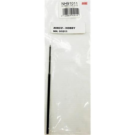 Ninco 91011 Ersatzspitze für Kugelkopf Inbus 1,5 mm, Länge 120 mm