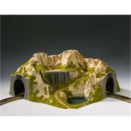 Noch 05130 Ecktunnel 1-gleisig, gebogen 41 x 37 cm, 20 cm hoch - H0 (1:87)
