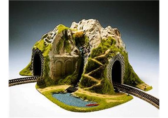 Noch 05170 Ecktunnel 1gleisig gebogen HO