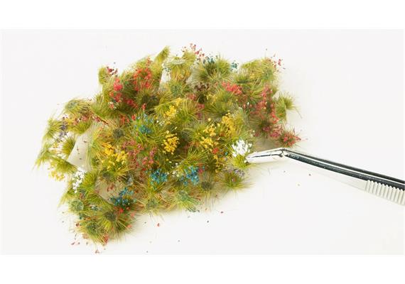 Noch 06805 Blumen 250 Stück, Farben grün-gelb, blau-weiß, Heide, Korn, Lavendel | Bild 3