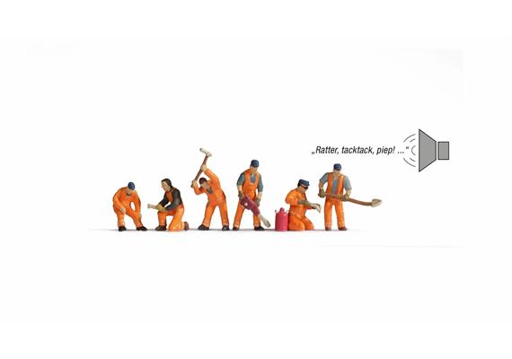 Noch 12951 Baustelle am Gleis Sound-Szene - N (1:160) | Bild 2