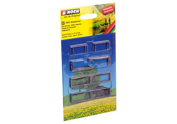 Noch 13015 Stangenzaun - H0 (1:87) | Bild 3