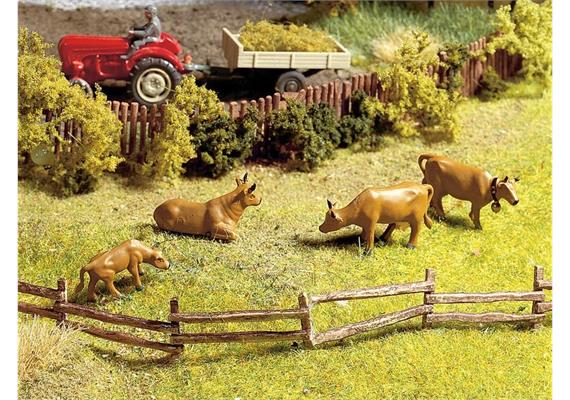 Noch 13030 Weidezaun, 12 Teile, ca. 100 cm lang - H0 (1:87) | Bild 3
