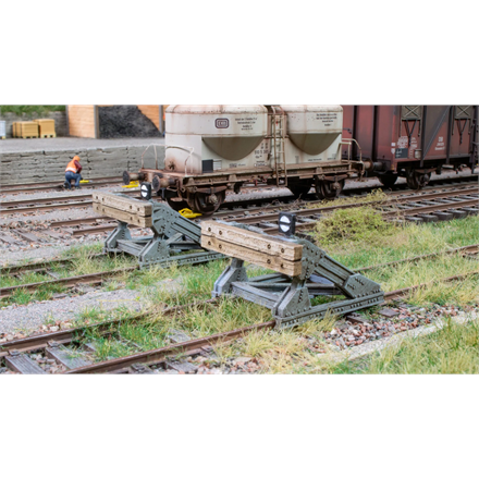 Noch 13602 3D minis Prellbock, 2 Stück - H0 (1:87)