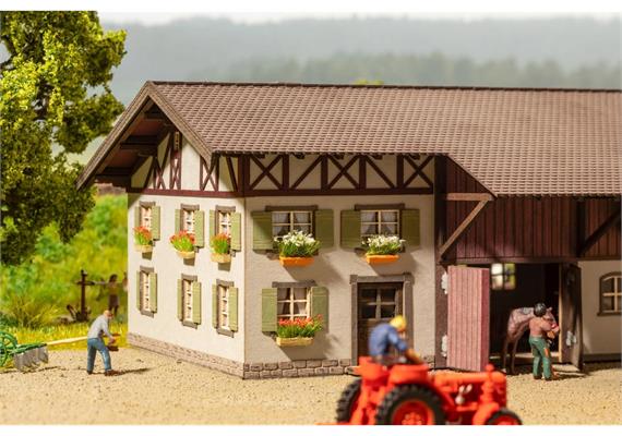 Noch 14010 Blumenkästen blühend rot - H0 (1:87) | Bild 3