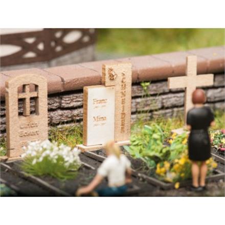 Noch 14211 Laser-Cut minis Grabsteine - H0 (1:87)