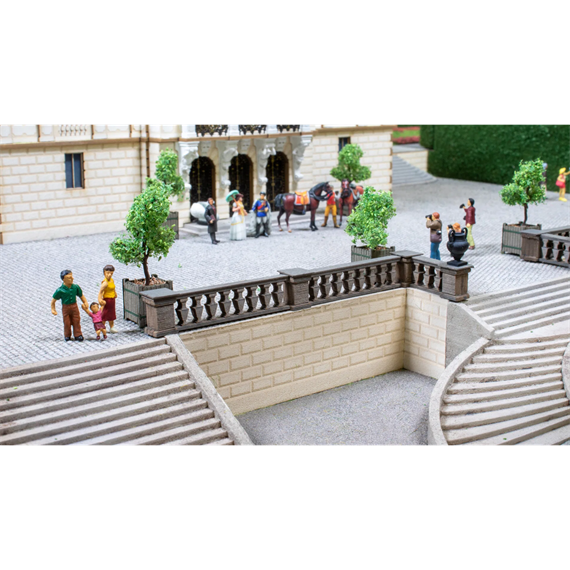 Noch 14215 Balustrade, 22,5 cm lang, 1,4 cm hoch - H0 (1:87)