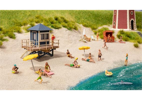 Noch 14265 Rettungsschwimmer-Turm mit Haifisch-Flosse - H0 (1:87) | Bild 1