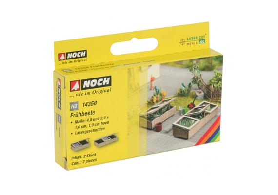 Noch 14358 Laser-Cut Frühbeete 2 Stk. HO | Bild 1