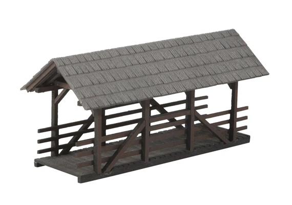 Noch 14372 Laser-Cut Überdachte Fussgänger-Brücke - H0 (1:87) | Bild 2
