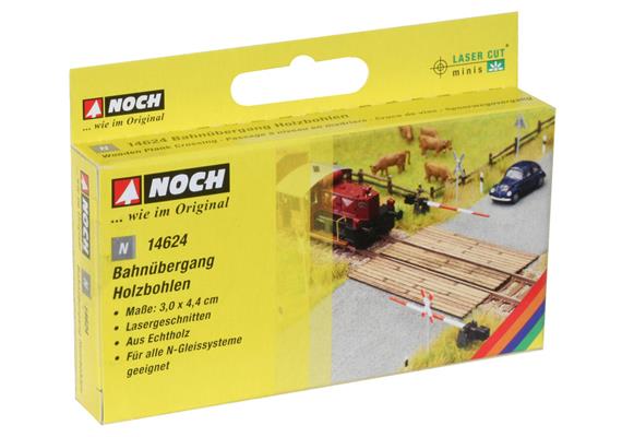 NOCH 14624 Laser Cut Bahnübergang Holzbohlen N | Bild 2